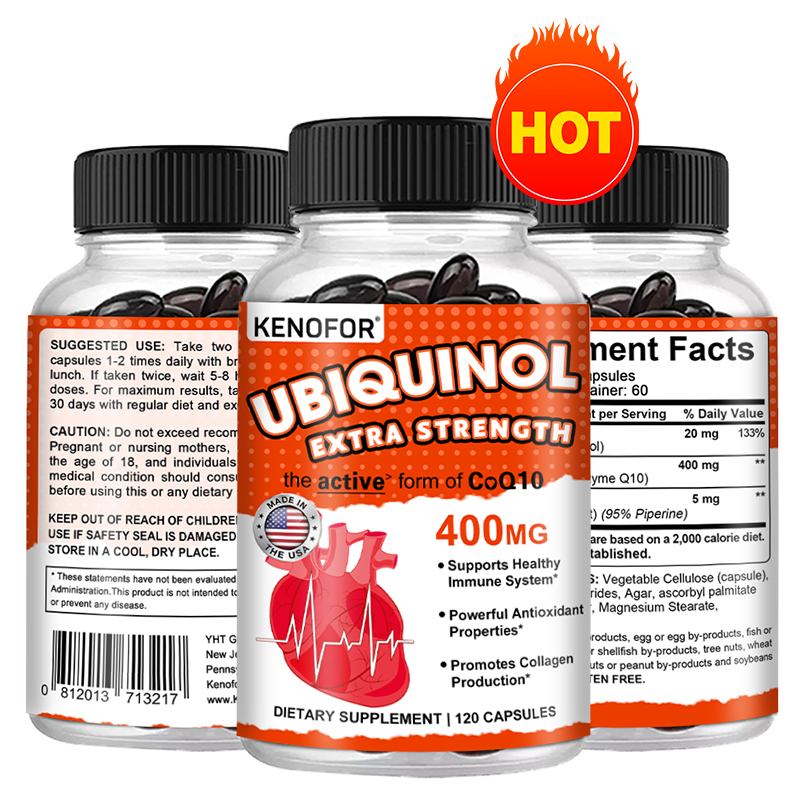 Ubiquinol CoQ10 400mg Softgels - Coq10 Ubiquinol Softgel 评论和价格