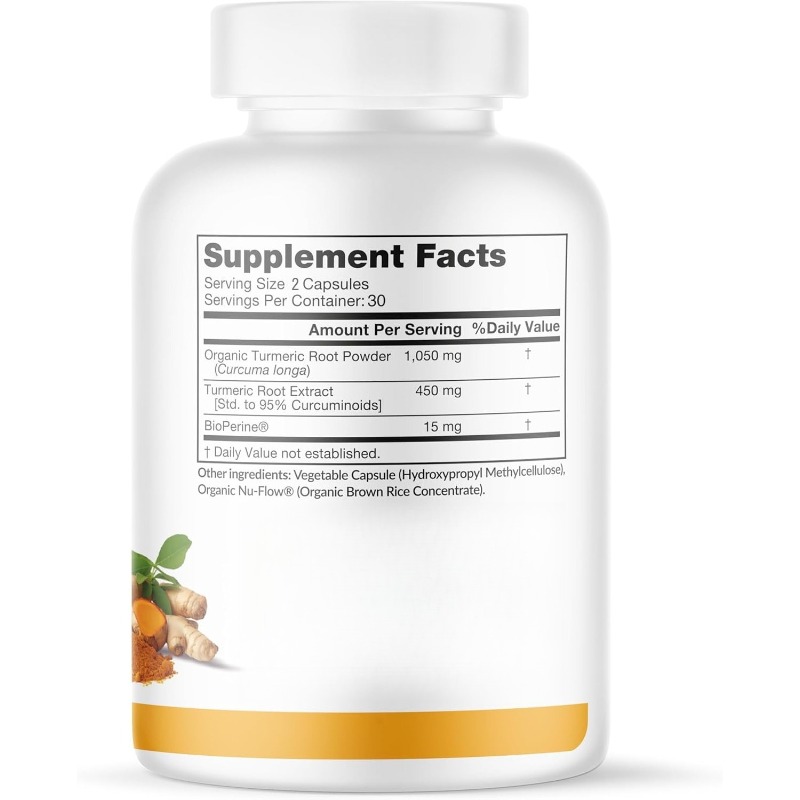 Turmeric Curcumin and BioPerin - Turmeric Curcumin Capsule 评论和价格